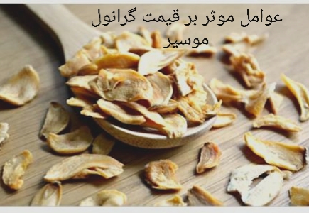 عوامل موثر بر قیمت گرانول موسیر