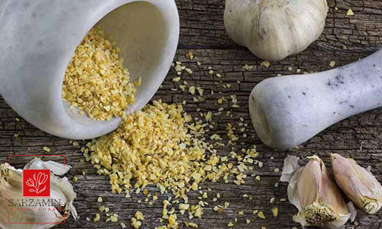 مقایسه روش‌های مختلف خشک کردن سیر