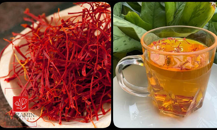 طرز تهیه دم‌کرده زعفران برای پریود شدن